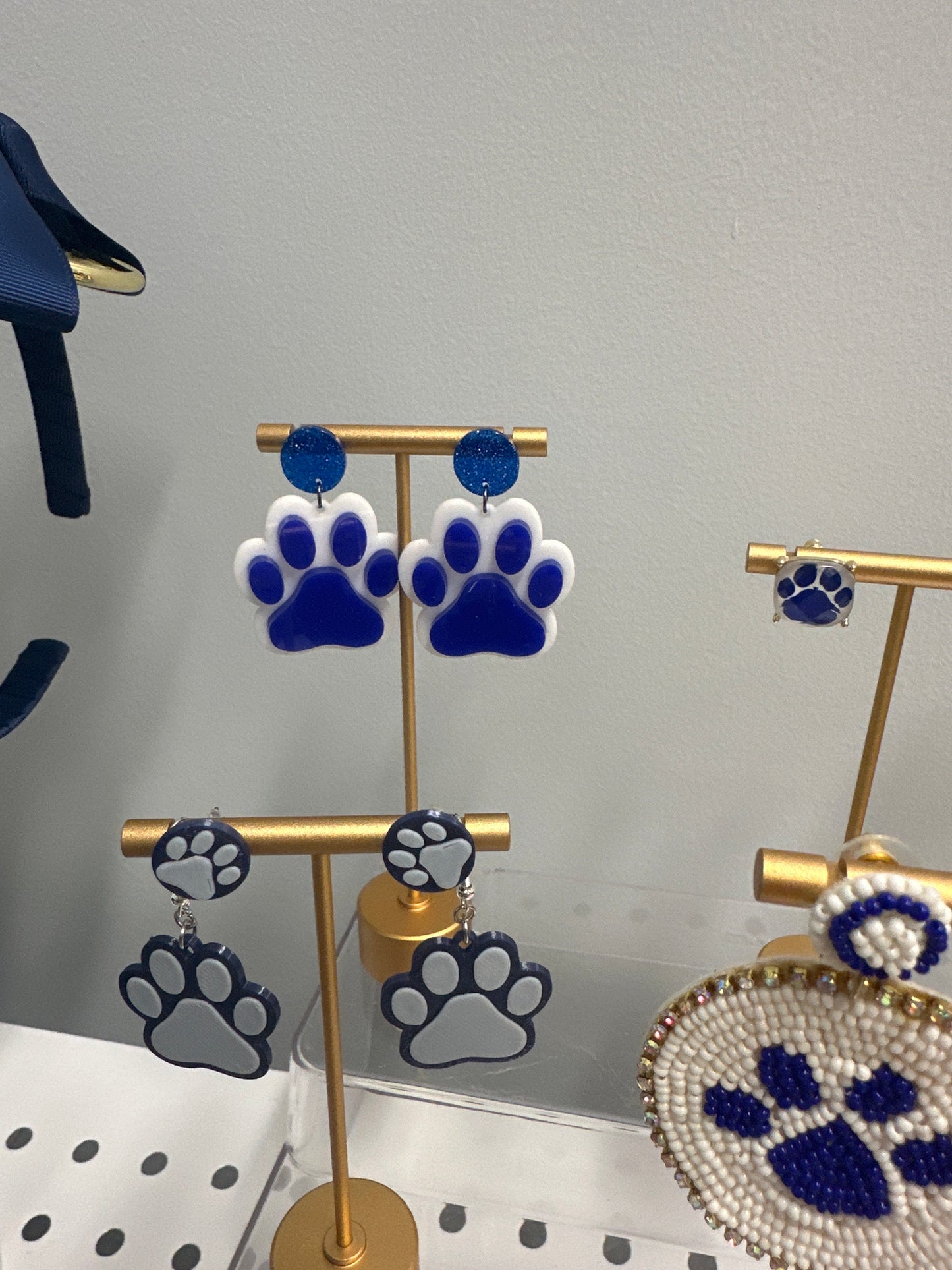 Saint Bridget Acrylic Bulldog Earrings