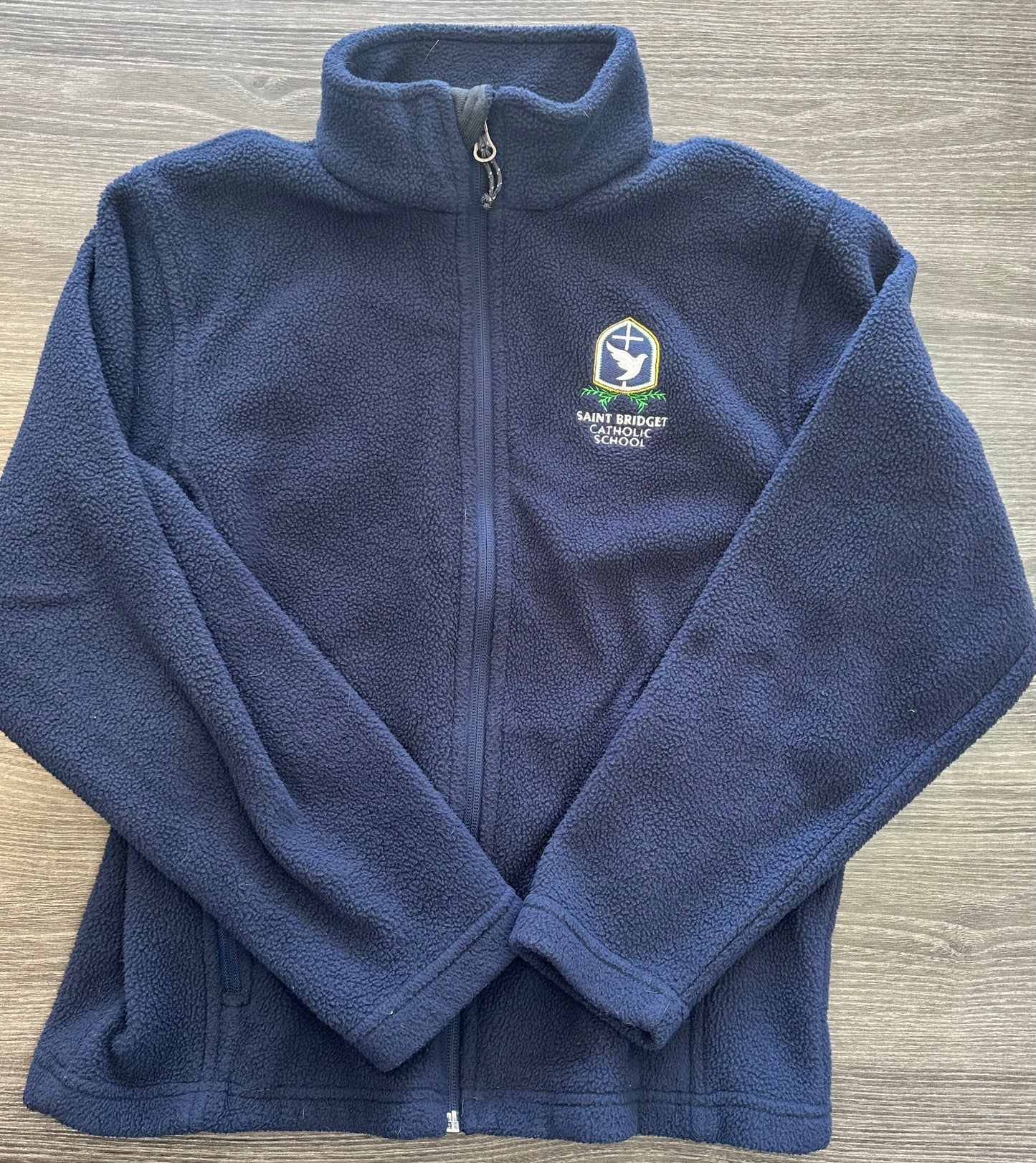 Previously Worn Saint Bridget Port Authority Zip Up Fleece