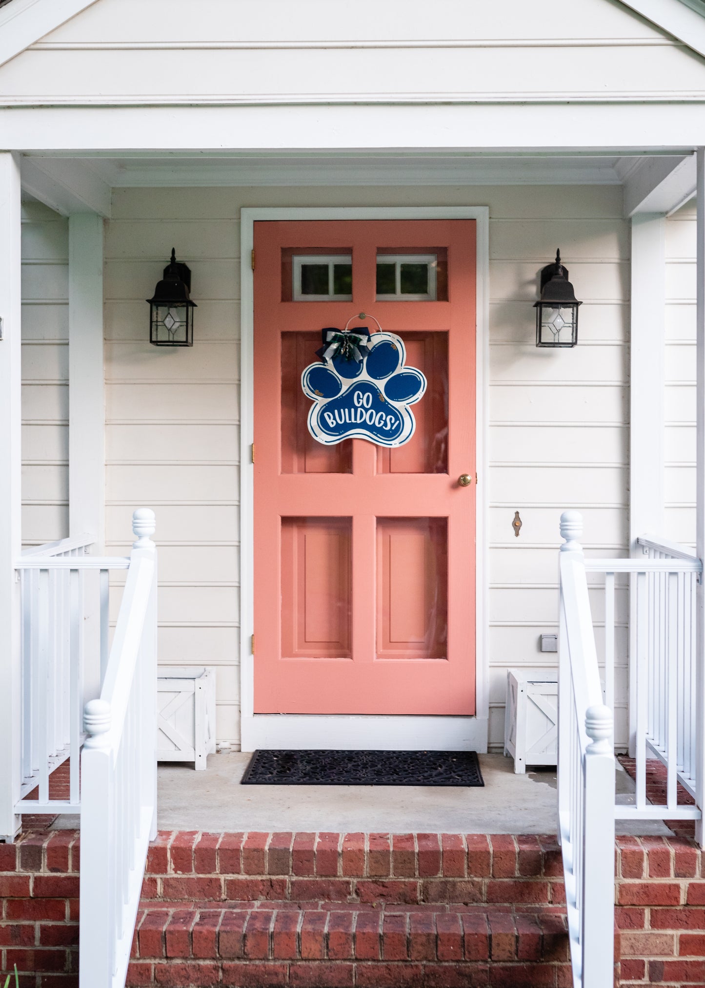 Saint Bridget Bulldog Door Hanger