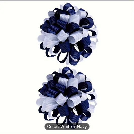 Saint Bridget Pom Pom Hair Elastic (x2)