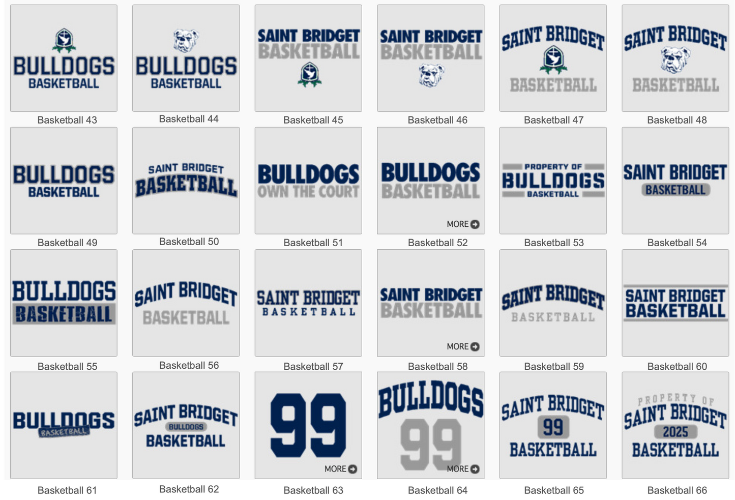 Saint Bridget Basketball BSN SPORTS Youth Recruit Hoodie