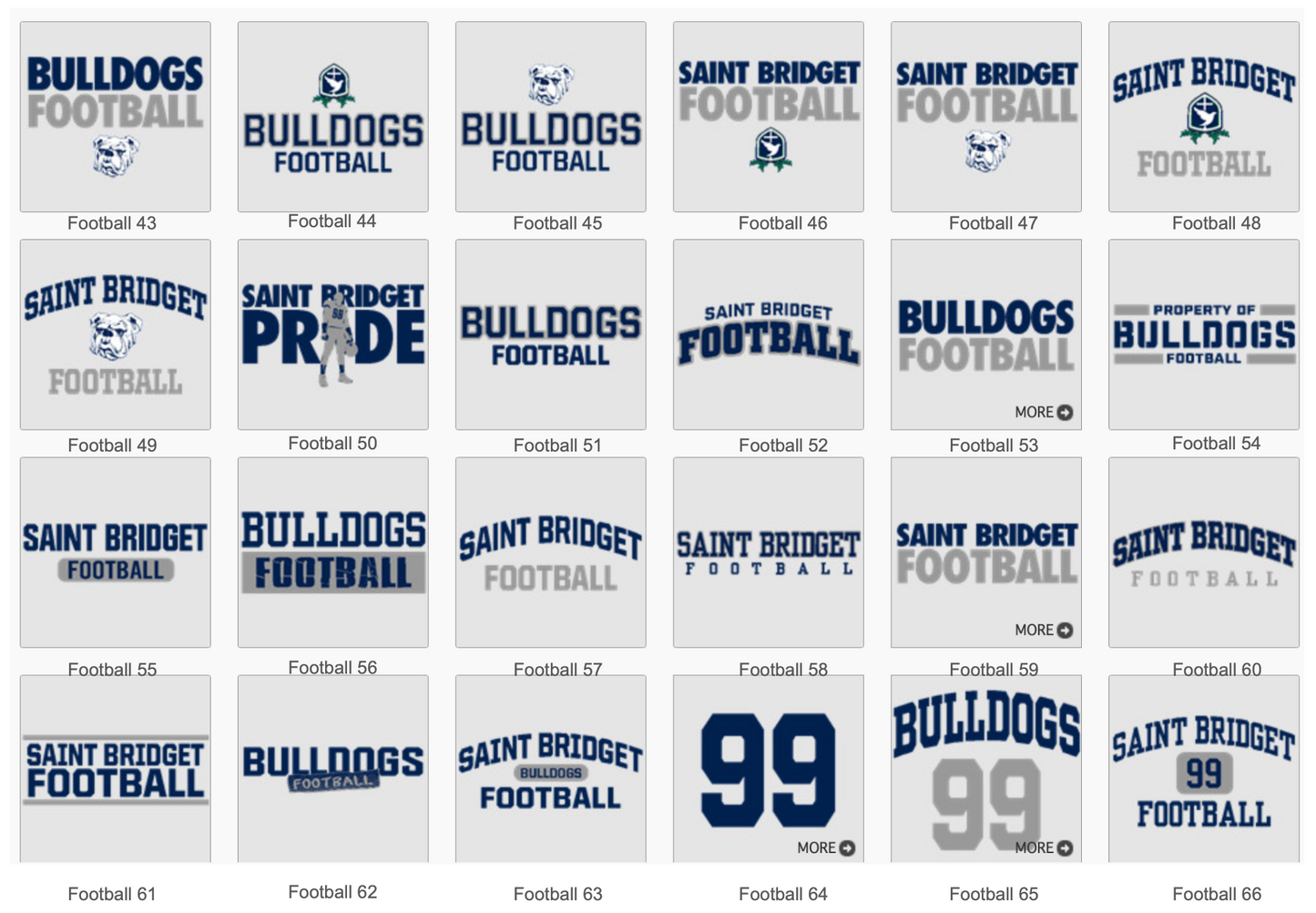 Saint Bridget Football Bella+Canvas Youth Triblend SS Tee