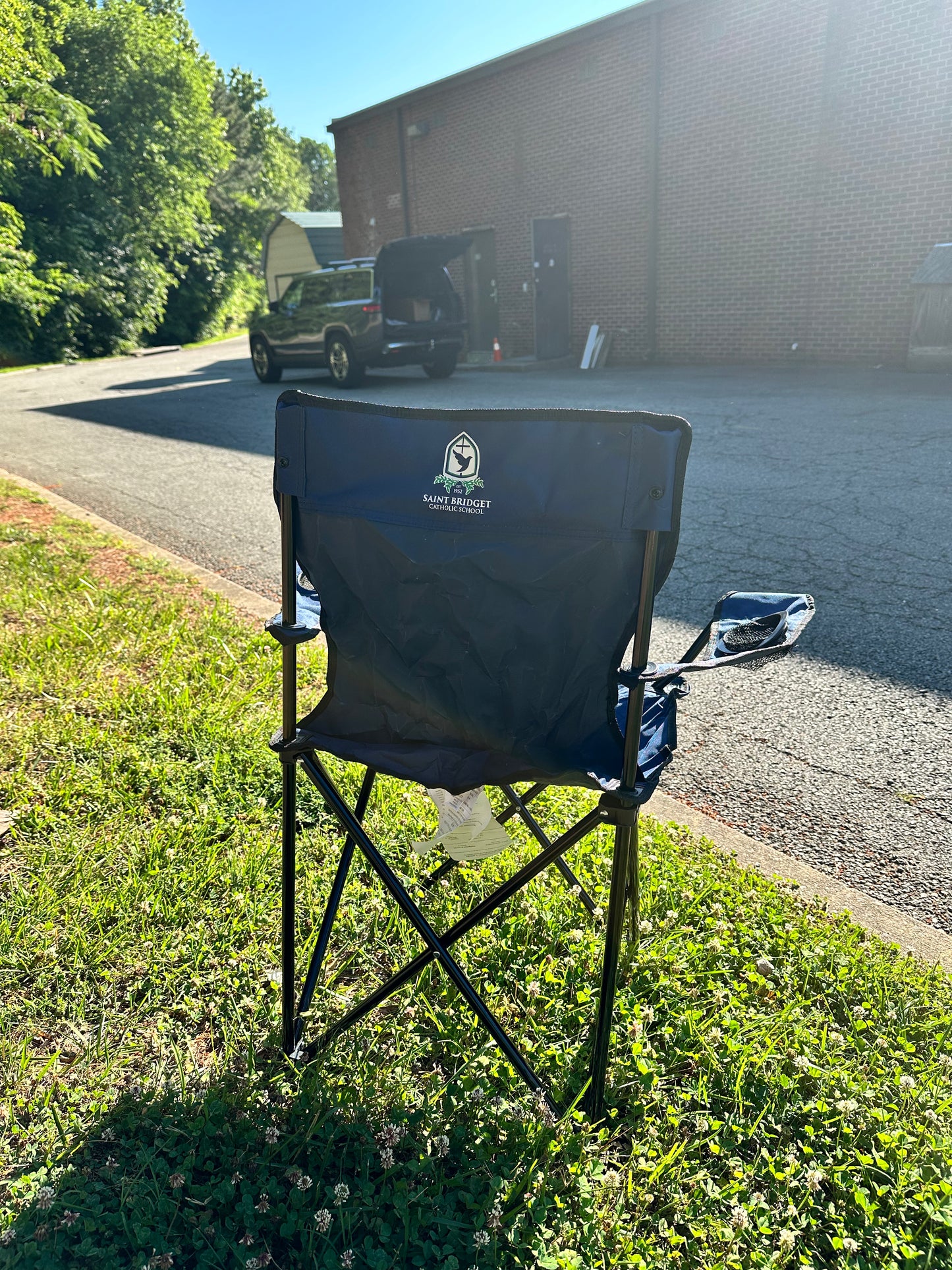 Saint Bridget Camp Chair With Carrying Bag