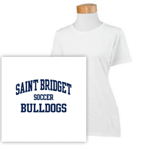 Saint Bridget Soccer - Gildan Ladies 5.3oz T-Shirt