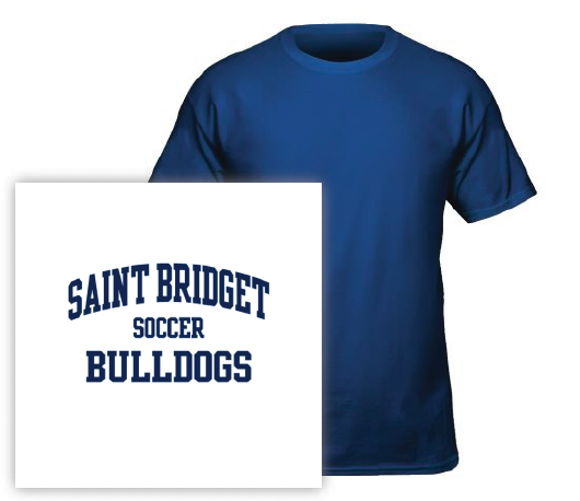 Saint Bridget Soccer - Gildan Adult 5.3oz T-Shirt