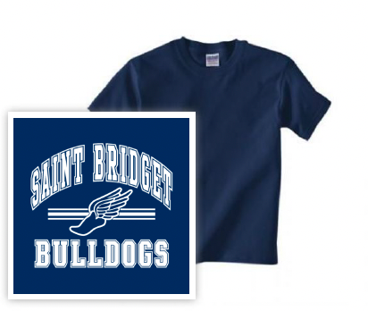 Saint Bridget Track & XC - Gildan Youth 5.3oz Cotton T-Shirt