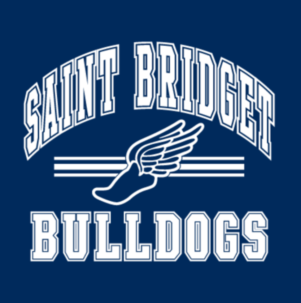 Saint Bridget Track & XC - Gildan Youth Heavy Blend 8 oz., 50/50 Hood