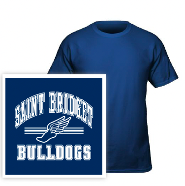 Saint Bridget Track & XC - Gildan Adult 5.3oz T-Shirt