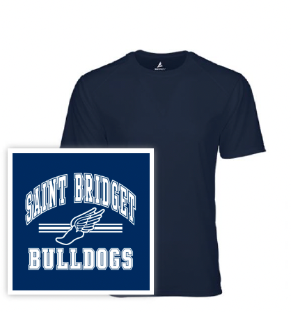Saint Bridget Track & XC - BSN SPORTS Youth Phenom Short Sleeve T-Shirt