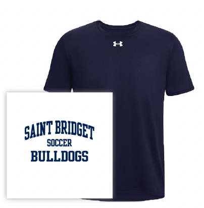 Saint Bridget Soccer - UA Youth TeamTech Short Sleeve T-Shirt