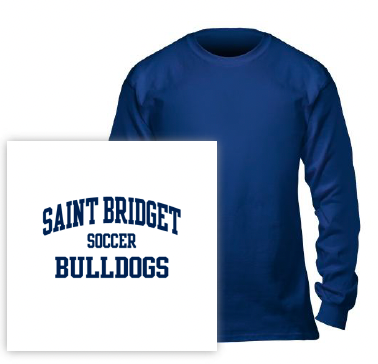 Saint Bridget Soccer - Gildan 5.3oz Long Sleeve T-Shirt