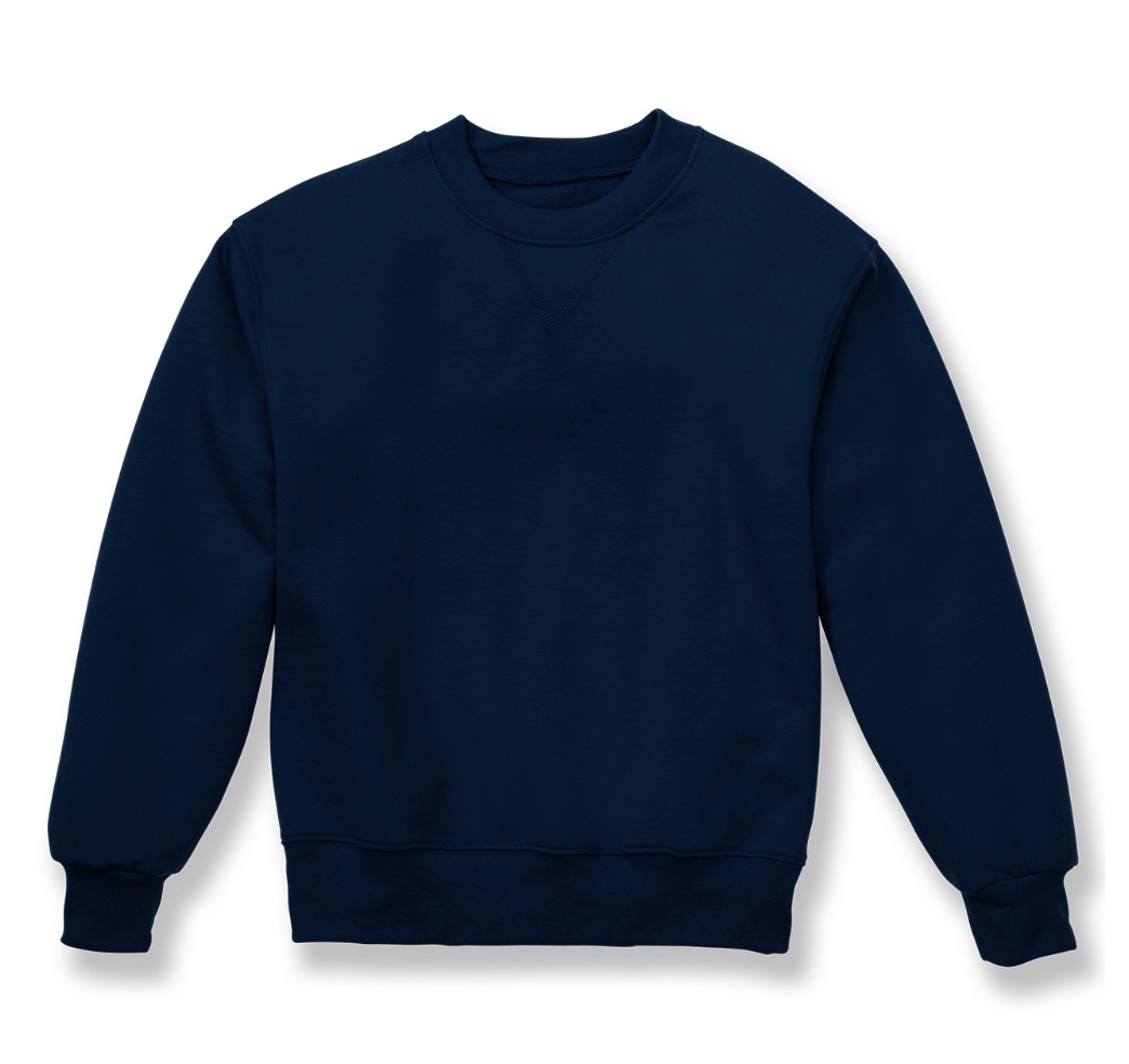 Previously Worn Heavyweight Crewneck Sweatshirt with Embroidered Logo