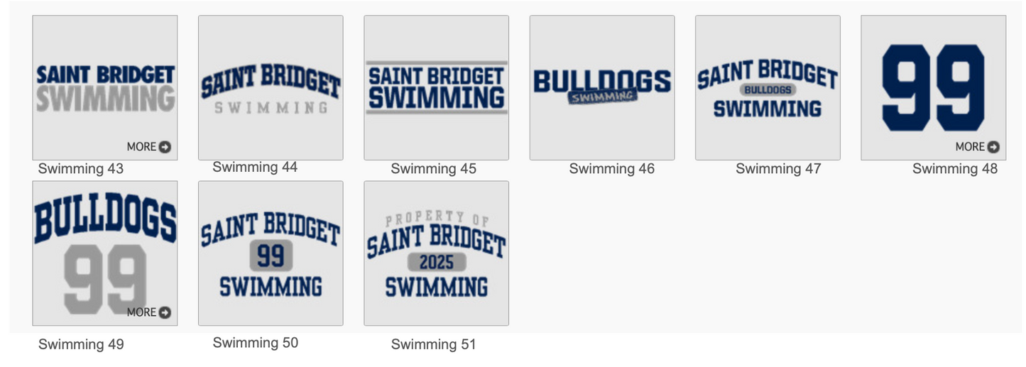 Saint Bridget Swimming Adidas Youth Fleece Hoodie