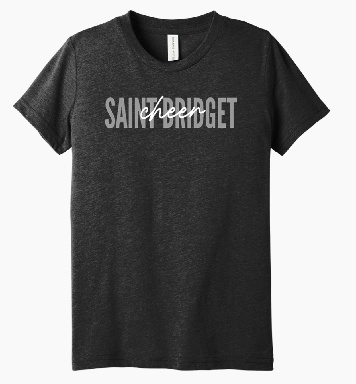 Saint Bridget Cheer Bella+Canvas Youth Triblend SS Tee