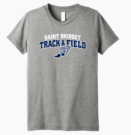 Saint Bridget Track & Field Bella+Canvas Youth Triblend SS Tee