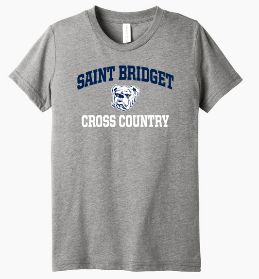 Saint Bridget Cross Country Bella+Canvas Youth Triblend SS Tee