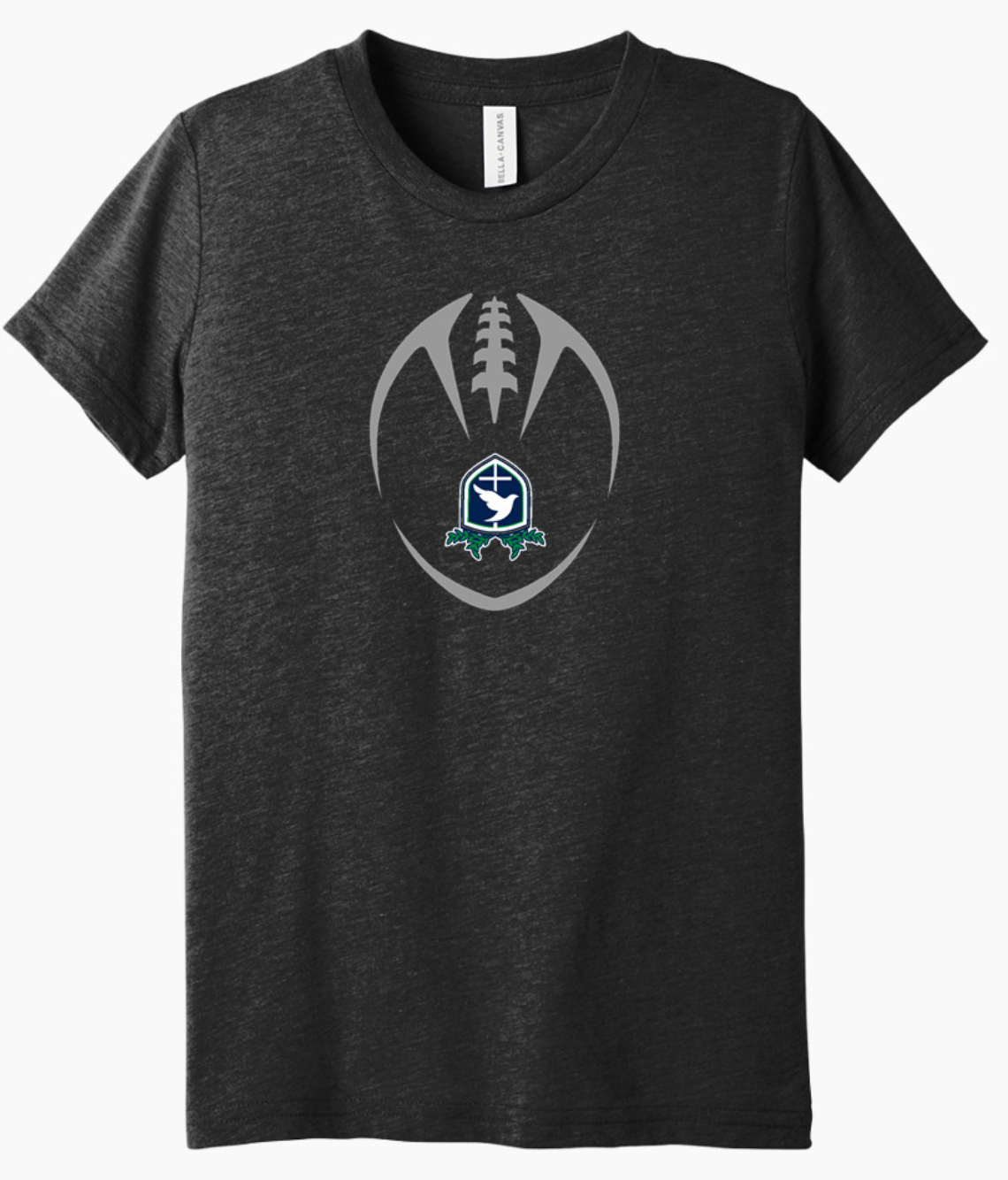 Saint Bridget Football Bella+Canvas Youth Triblend SS Tee