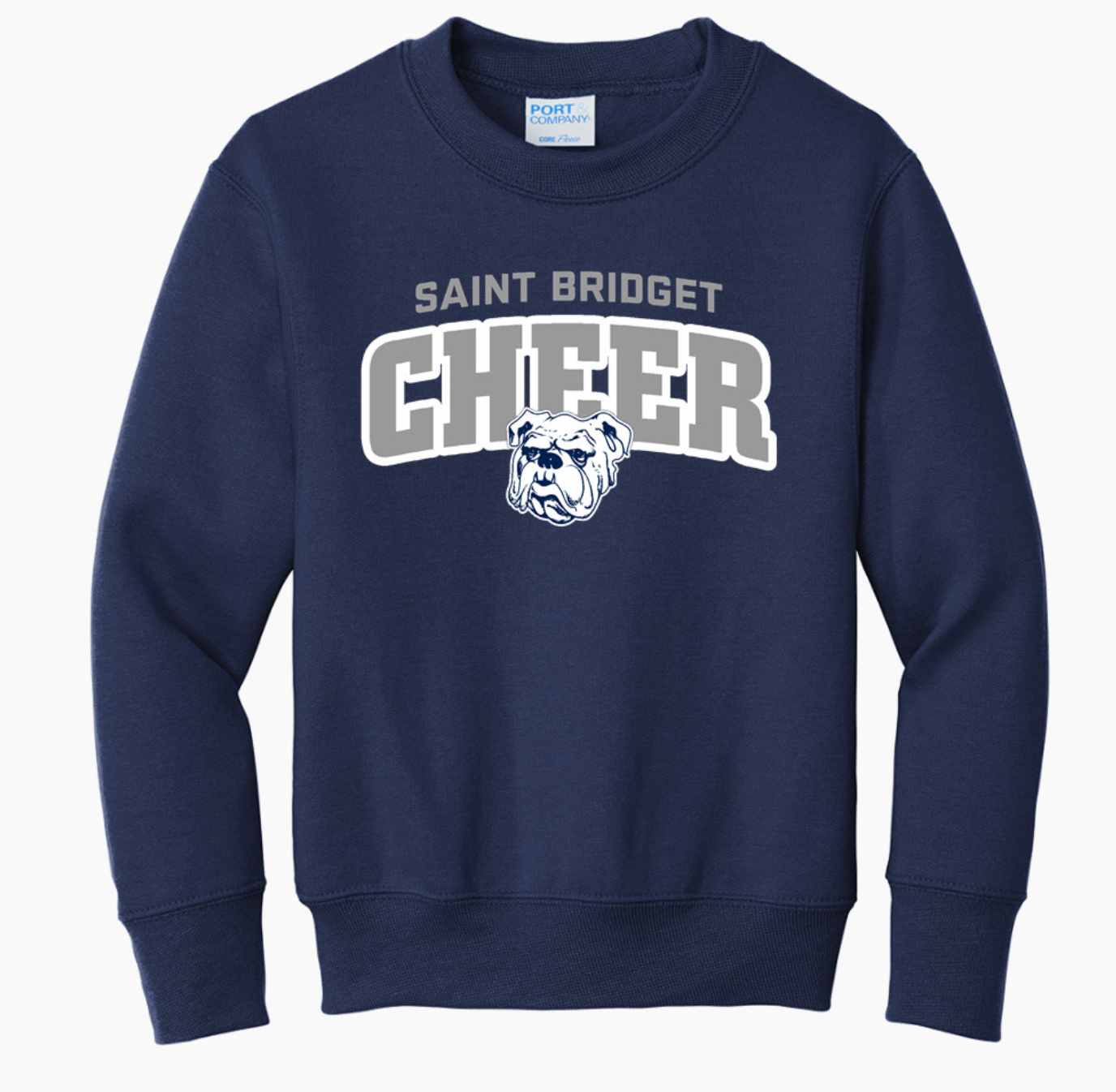 Saint Bridget Cheer Nike Youth Core Short Sleeve Cotton Crew