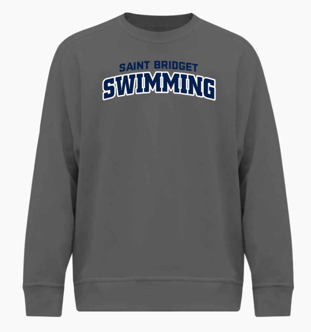 Saint Bridget Swimming BSN SPORTS Youth Cotton Rich Fleece Crew Neck