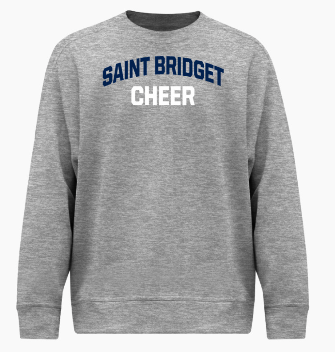 Saint Bridget Cheer BSN SPORTS Youth Cotton Rich Fleece Crew Neck