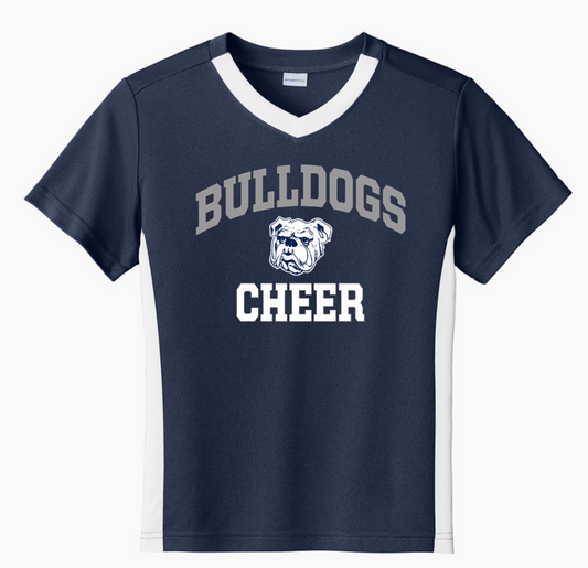 Saint Bridget Cheer Sport-Tek Youth Competitor United Short-Sleeve V-Neck Tee