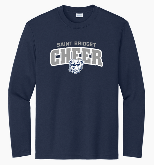 Saint Bridget Cheer Sport-Tek Youth Long Sleeve PosiCharge Competitor Tee