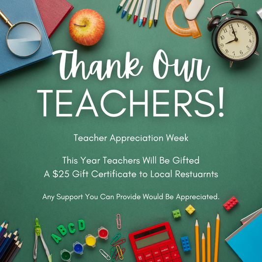 Teacher Tree Donations for Teacher Appreciation Week